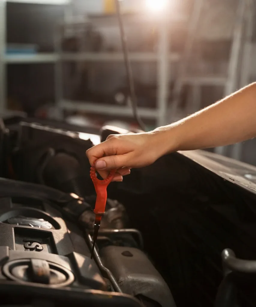 car oil and filter change in Heywood