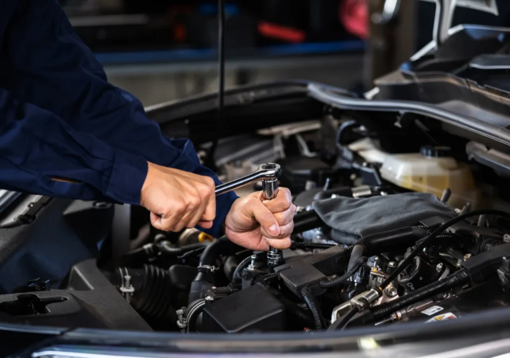 full car service with oil and filter change in Heywood