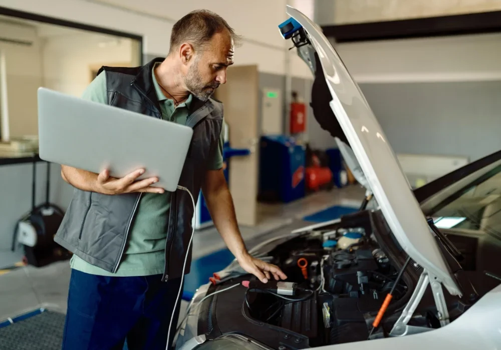 ECU fault diagnostic test in Heywood