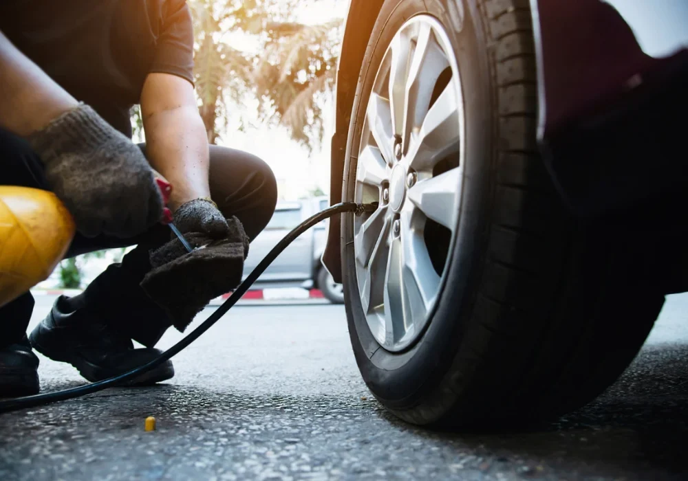 tyre pressure check Heywood