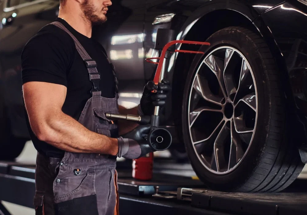 wheel balancing and tyre fitting in Heywood